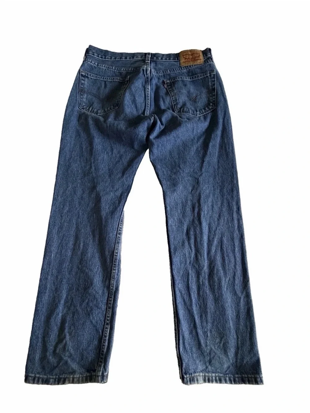 Levi's 505 Jeans Mens 34x30 Blue Straight Leg Denim Medium Wash Classic Fit